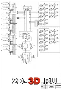 Электрическая функциональная схема устройства КП
