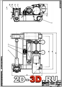 Механизм подъёма груза и механизм передвижения тележки мостового крана