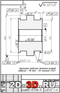 Чертёж в AutoCad и Компас