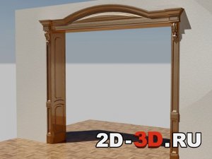Обрамление дверного проема в AutoCAD