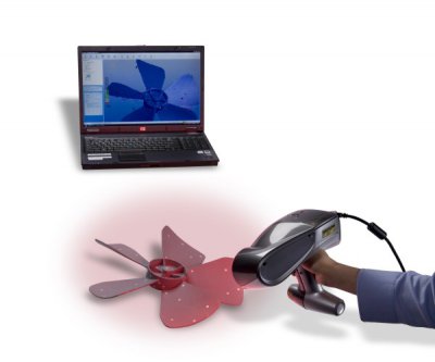 Во время работы 3D-сканер создает множество точек согласно геометрическим пропорциям сканируемого объекта. В дальнейшем эти точки воссоздают форму предмета, то есть реконструируют его на монитор.