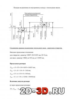 Посадка подшипника по внутреннему кольцу