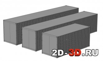 3d модели контейнеров в Компас-3D