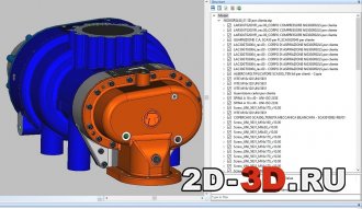3d модель компрессора