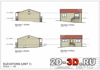 10 проектов одноэтажных австралийских домов от 80 до 135 кв. м на английском языке