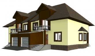 3д модель будинку