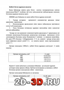 Көбікті бетон құрамын анықтау