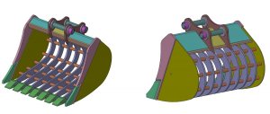 3d модель ковша