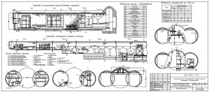 Технологическая схема проходки станции глубокого заложения в г. Магнитогорске (производство работ)