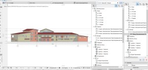 Школа 3d модель в Архикад ArhiCAD