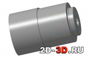 Головка штока 3d модель