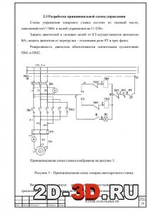 Разработка принципиальной схемы управления