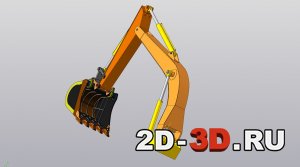 Рабочее оборудование 3D модель