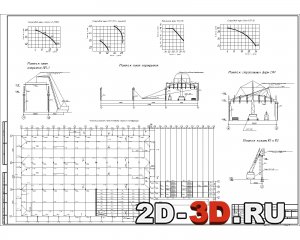 Технология возведения зданий. Курсовой проект с чертежами в AutoCAD. Вариант 10.