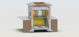 Насосная станция 3d модель с чертежами и спецификациями