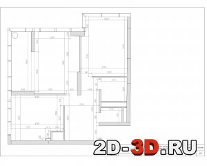 Дизайн проект 3-х комнатной квартиры