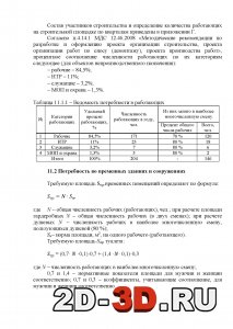Потребность во временных зданиях и сооружениях