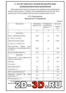 Расчет многопустотной плиты перекрытия