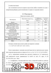 Сбор нагрузок