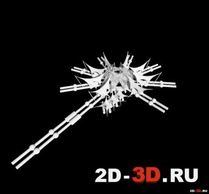 Космическая станция. Модуль лунных оболочек 3d модель в .3dm Rhinoceros